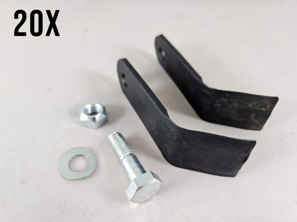 Schlegelmesser Satz 20 Stück für AS Motor 700 SM E11735 E11277 Ersatzmesser